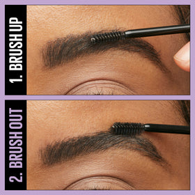 MAYBELLINE Black Brown tube displayed to show product shade