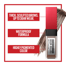 Maybelline brow gel applied in morning routine showing long-lasting wear benefit