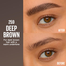 Maybelline Brow Inserts micro-needle tip close-up for precise strokes