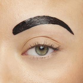 Maybelline Brow Tattoo applied on a model demonstrating quick at-home brow tinting