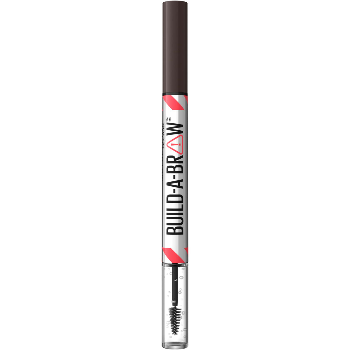 Maybelline Build-A-Brow in a makeup bag ready for on-the-go brow touch-ups