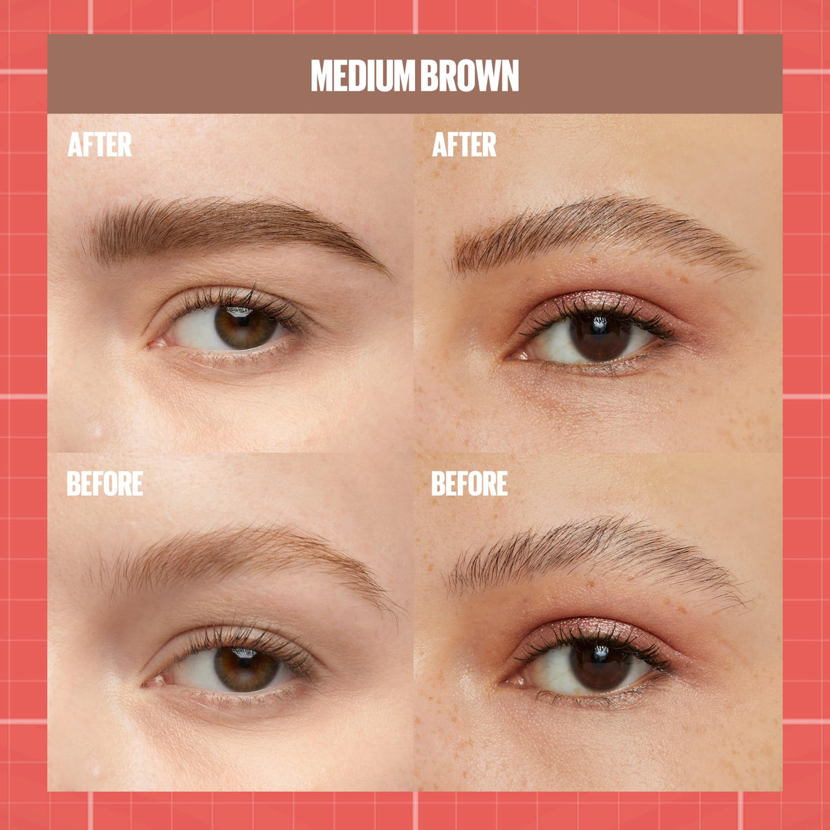 Maybelline Build-A-Brow next to coin showing compact size and portability
