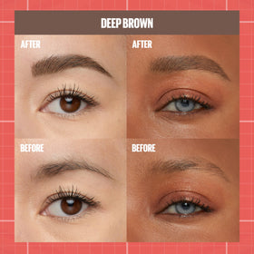 Maybelline Build-A-Brow texture swatch of microstrokes for realistic brows
