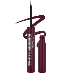 MAYBELLINE front packaging of Burgundy Boost showing shade and branding benefit long wear