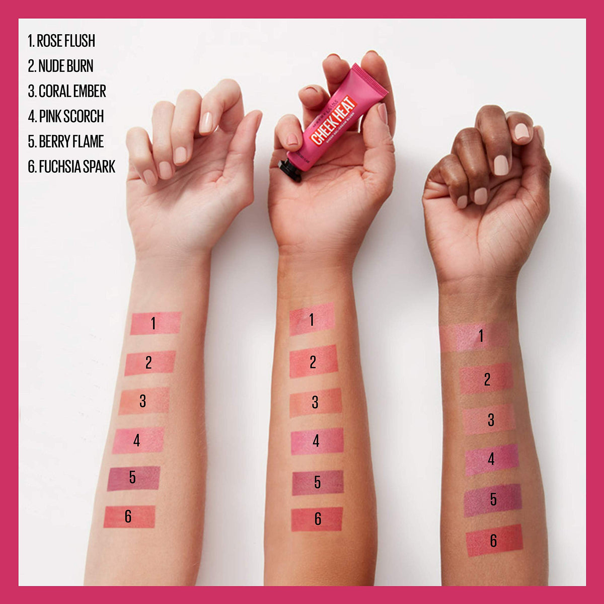 Maybelline Nude Burn next to foundation and brush showing mix-and-match versatility benefit