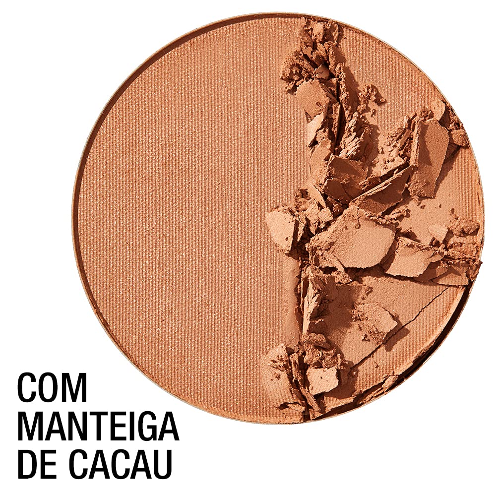 Maybelline City Bronzer close-up texture showing micro-milled matte finish and softness
