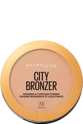 Maybelline City Bronzer compact front showing sleek packaging and portability benefit