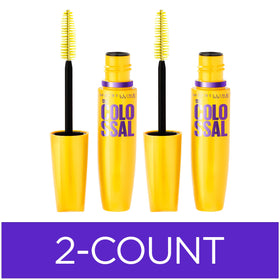 MAYBELLINE Colossal front packaging showing Classic Black and 2-count for value