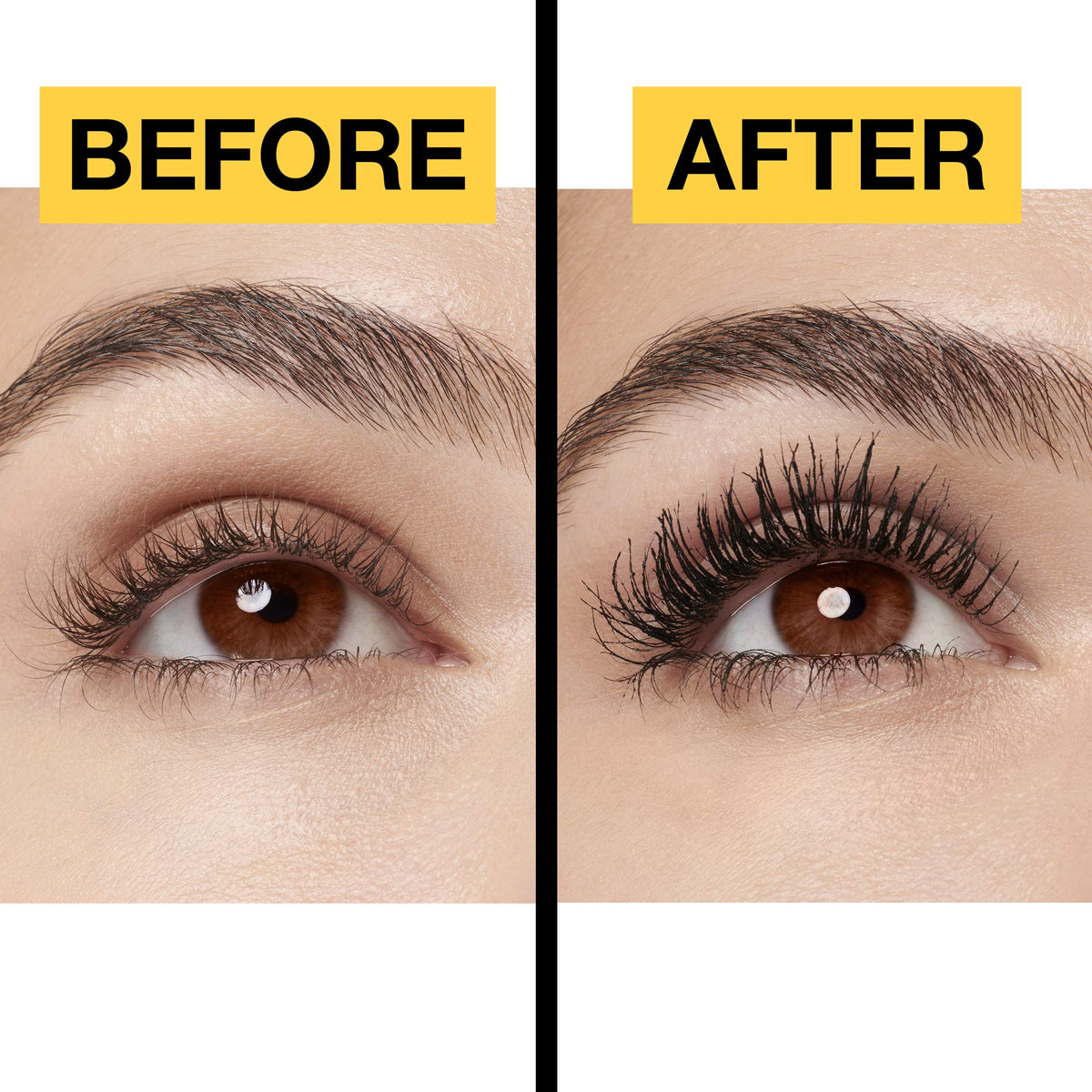 Maybelline mascara formula texture swirled to show collagen-infused build