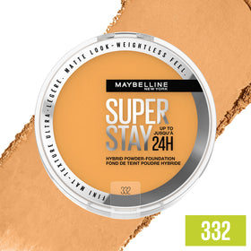 Maybelline compact with brush demonstrating easy application benefit