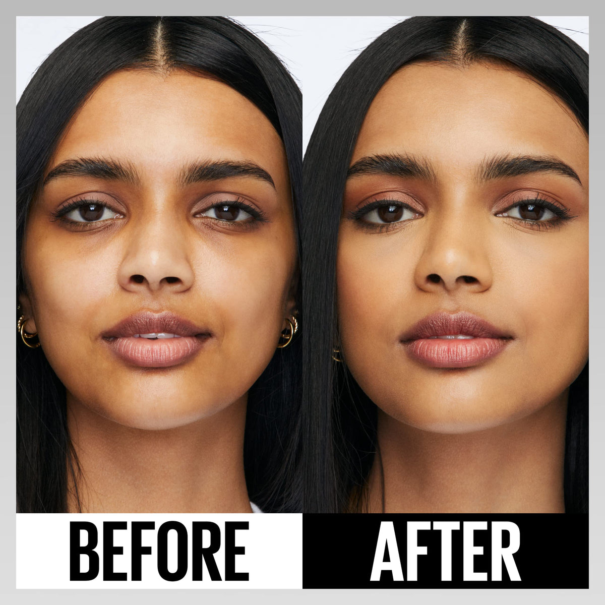 MAYBELLINE texture drop showing creamy matte finish and blendability