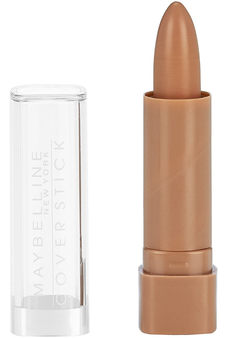 Maybelline cover stick creamy texture close-up showing smooth blendability