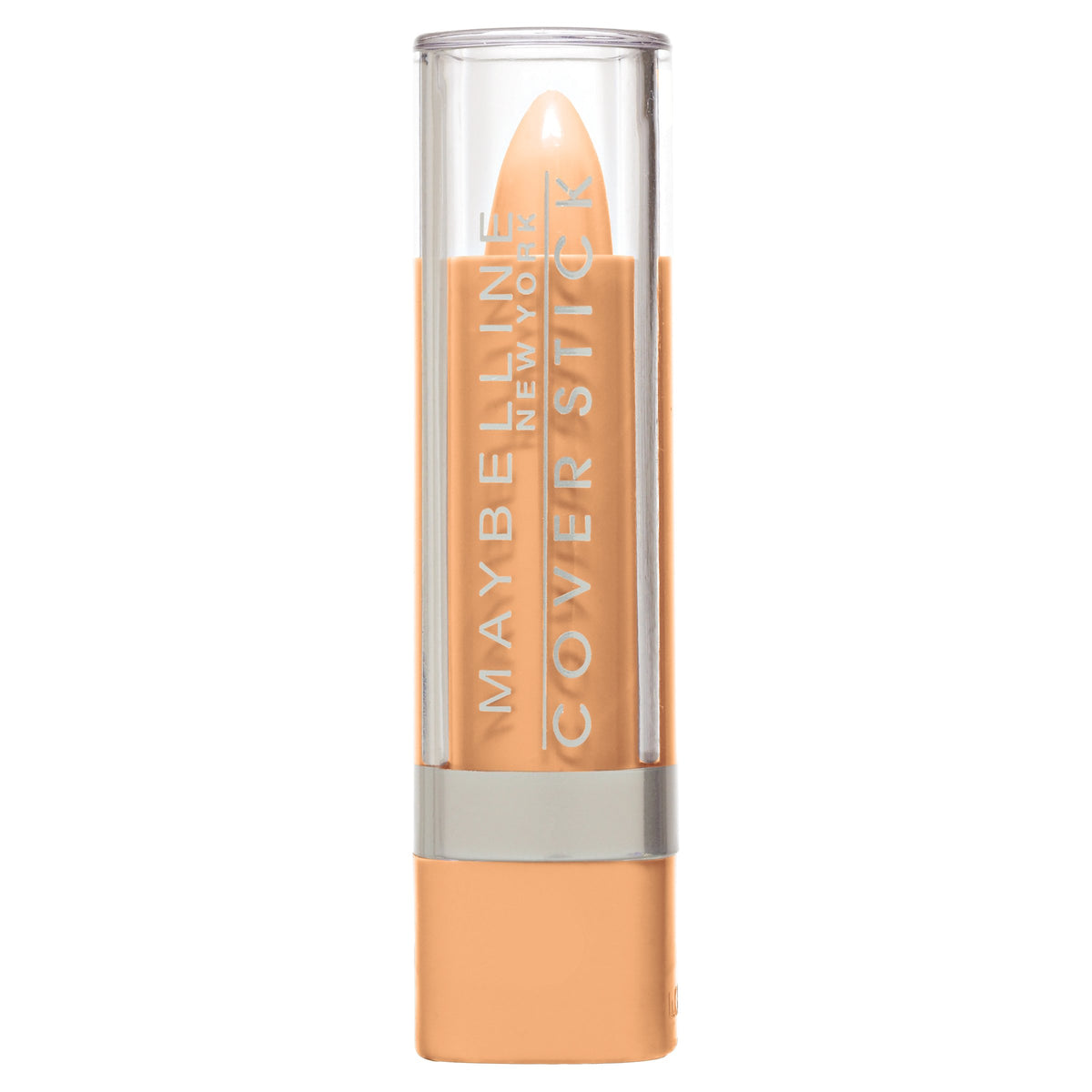 MAYBELLINE cover stick front packaging showing shade Medium Beige and product benefit