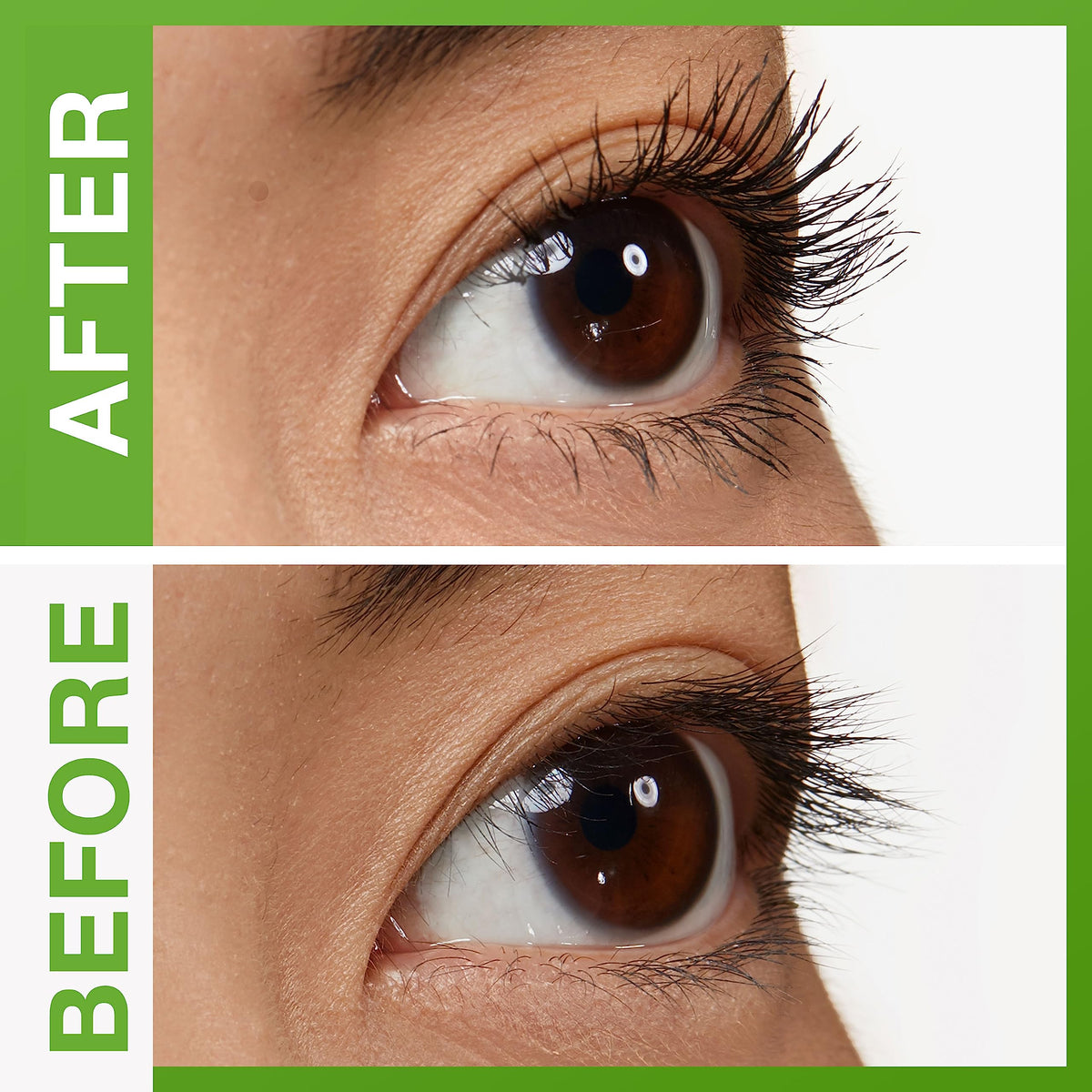 Maybelline brush close-up showing thin bristles that separate lashes for definition