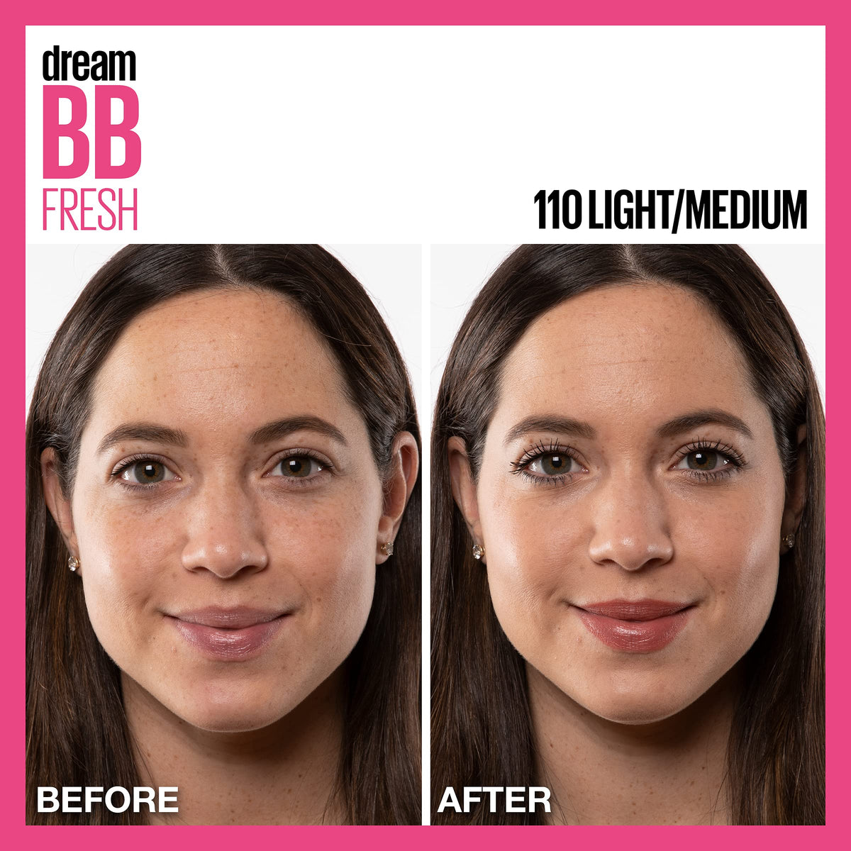 MAYBELLINE application with fingers demonstrating smooth blending and quick coverage benefit