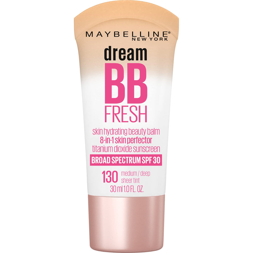 MAYBELLINE front packaging showing bottle and cap, easy everyday coverage