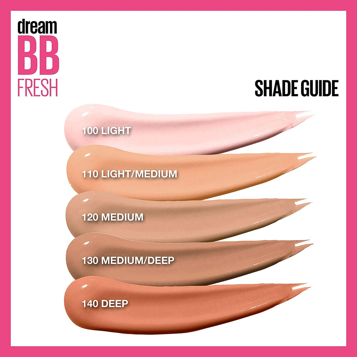 MAYBELLINE Dream Fresh placed on bathroom vanity showing daily routine convenience