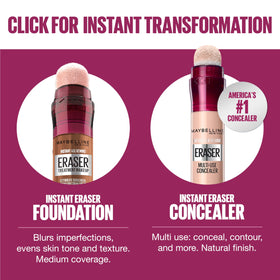 Maybelline label close-up highlighting SPF 20 and ProVitamin B5 benefits