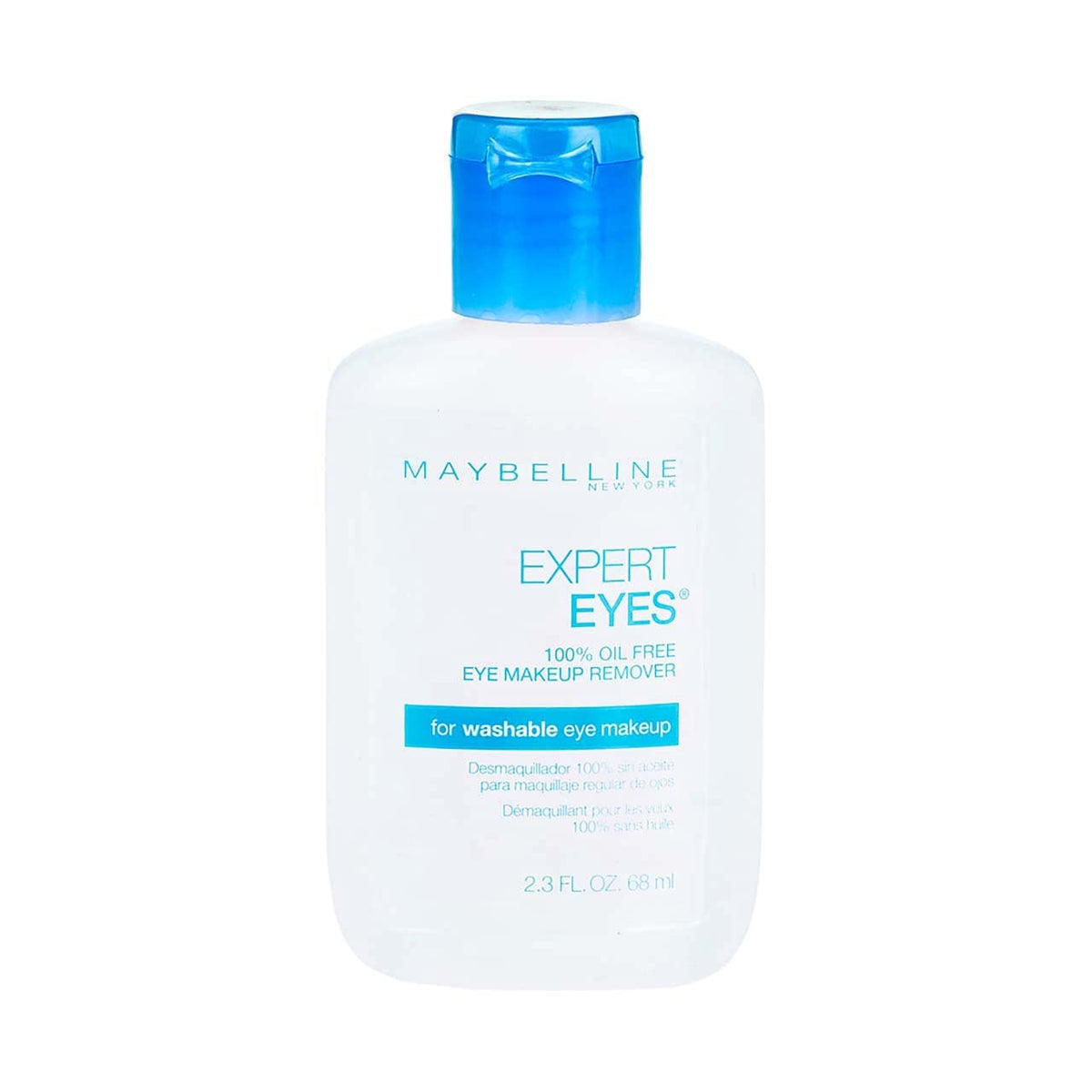 MAYBELLINE Expert Eyes clear liquid close-up drop highlighting non-greasy texture