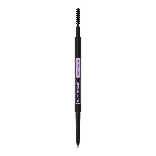 Maybelline front packaging showing pencil and spoolie for easy identification and storage