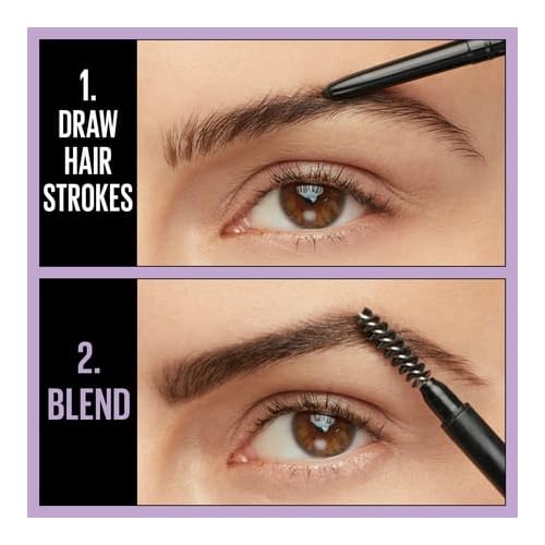 Maybelline pencil inside makeup bag highlighting travel-friendly dual-function design