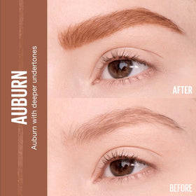 Maybelline ultra slim tip close-up creating hair-like strokes for definition