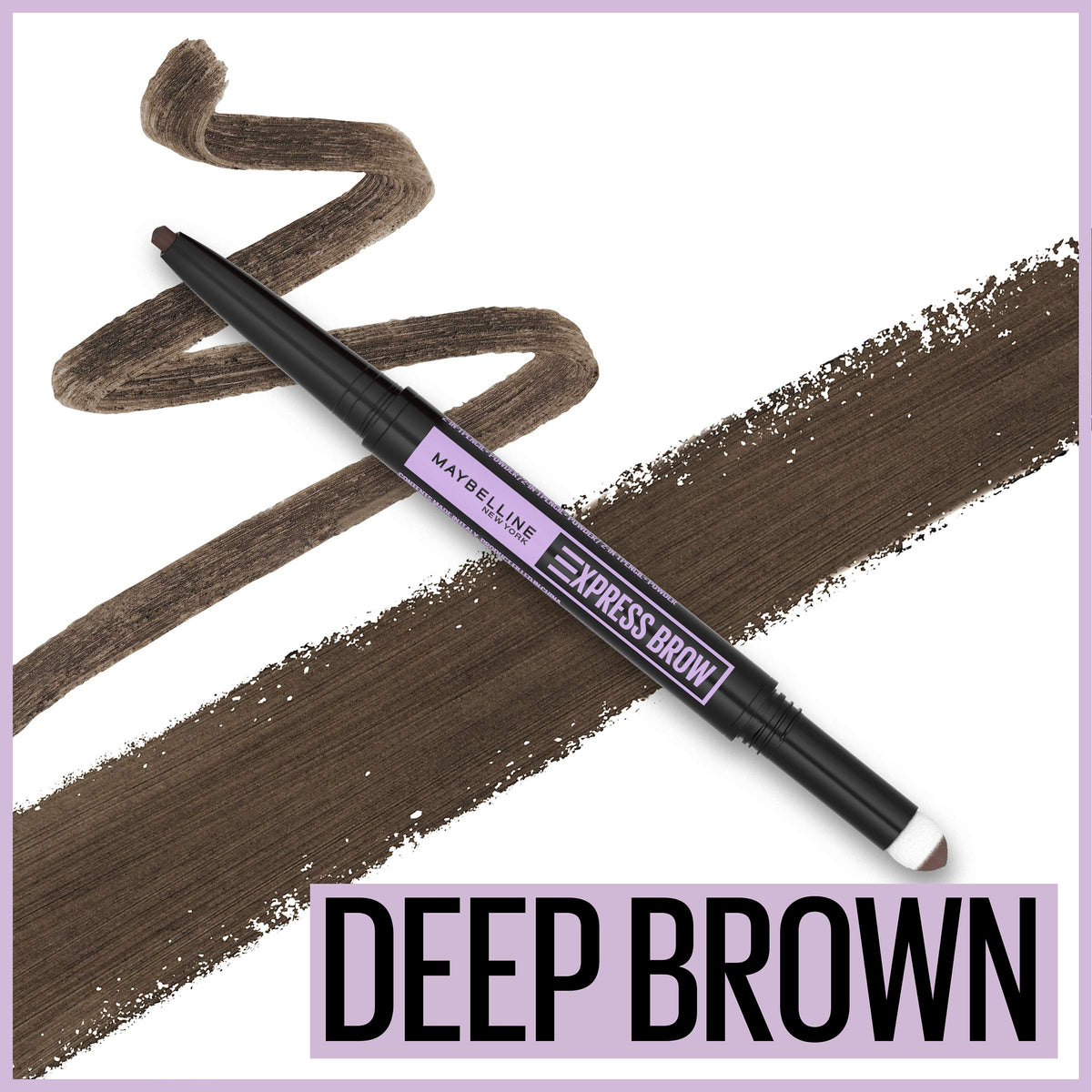 Maybelline teardrop tip close-up for precise shaping and natural hair-like strokes