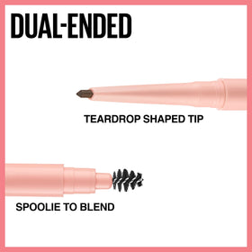 MAYBELLINE pencil in hand showing compact size and user-friendly design