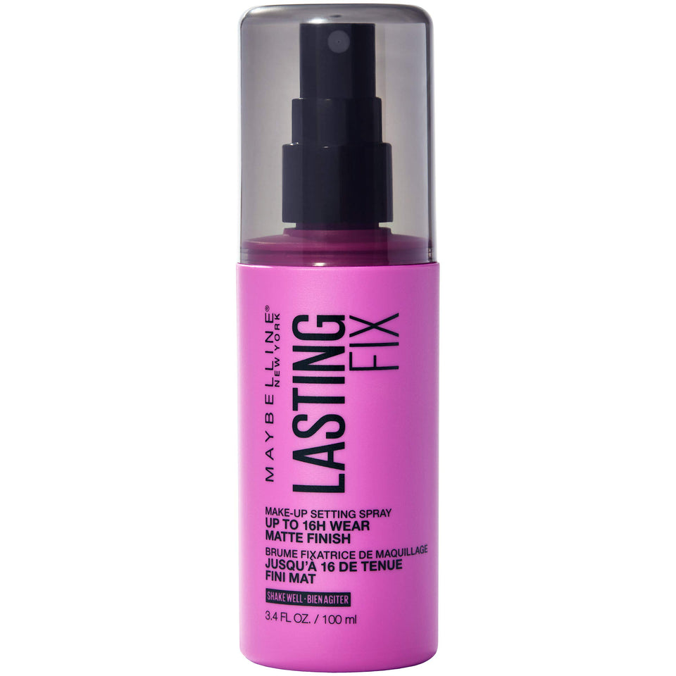 Maybelline bottle front packaging showing product name and matte claim for long hold