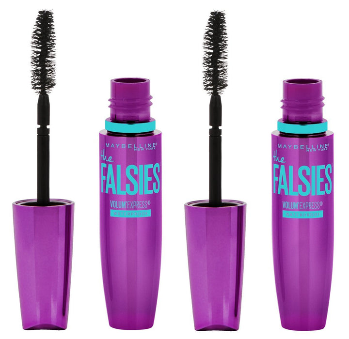 Maybelline front packaging showing very black twin-pack, dramatic volume