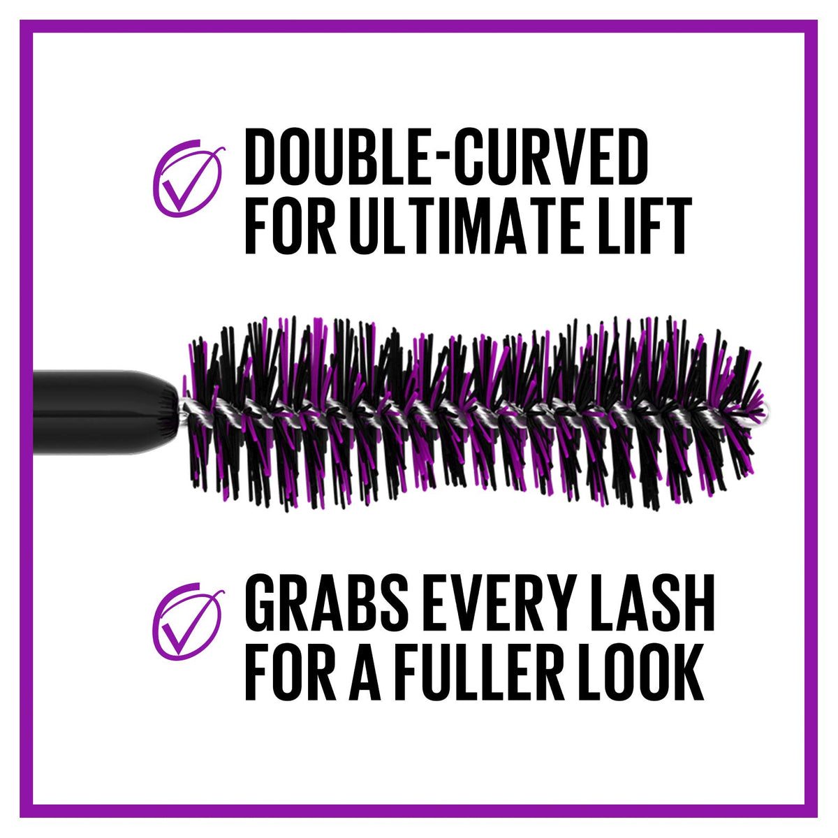 MAYBELLINE mascara worn in daytime makeup for natural lifted lashes