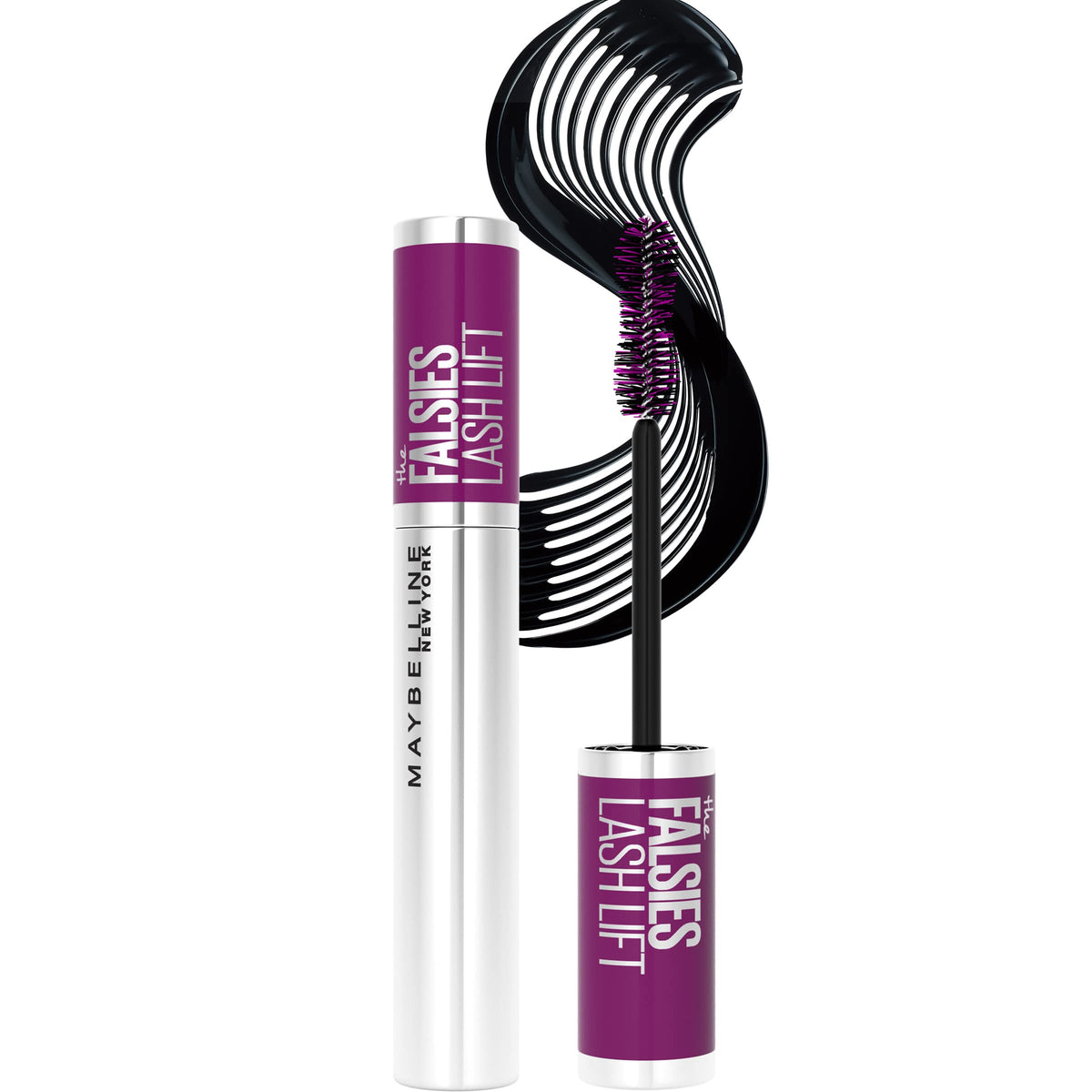 MAYBELLINE open tube and wand highlighting brush design and control