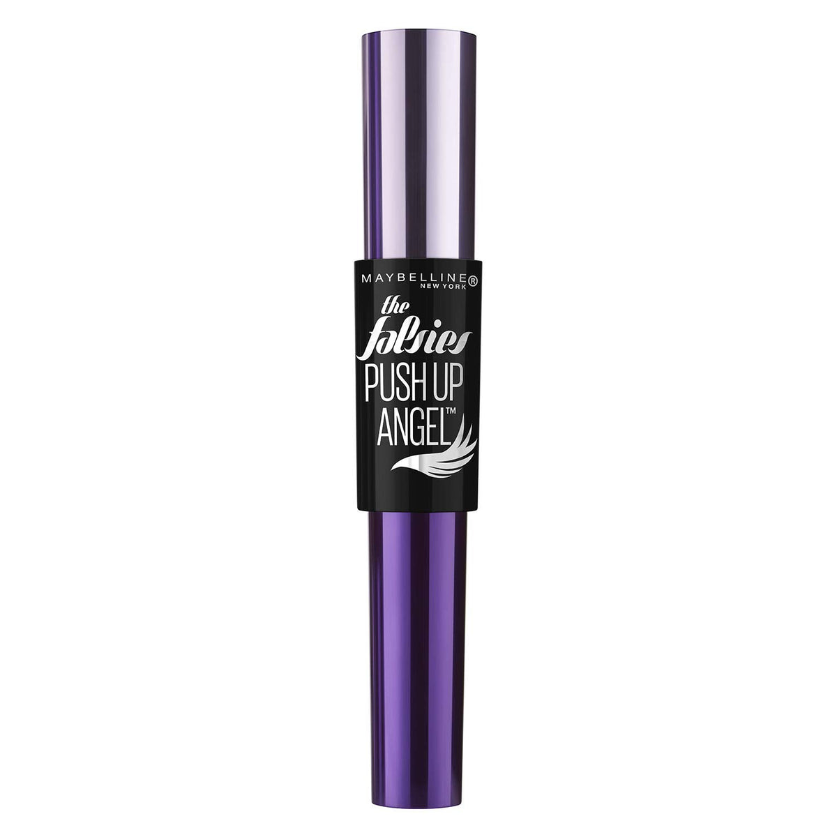 Maybelline front packaging showing product tube and label, highlighting easy winged volume