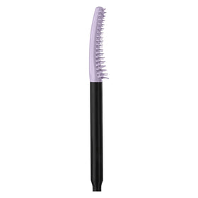 Maybelline before and after lashes showcasing lifted, flared volume and length