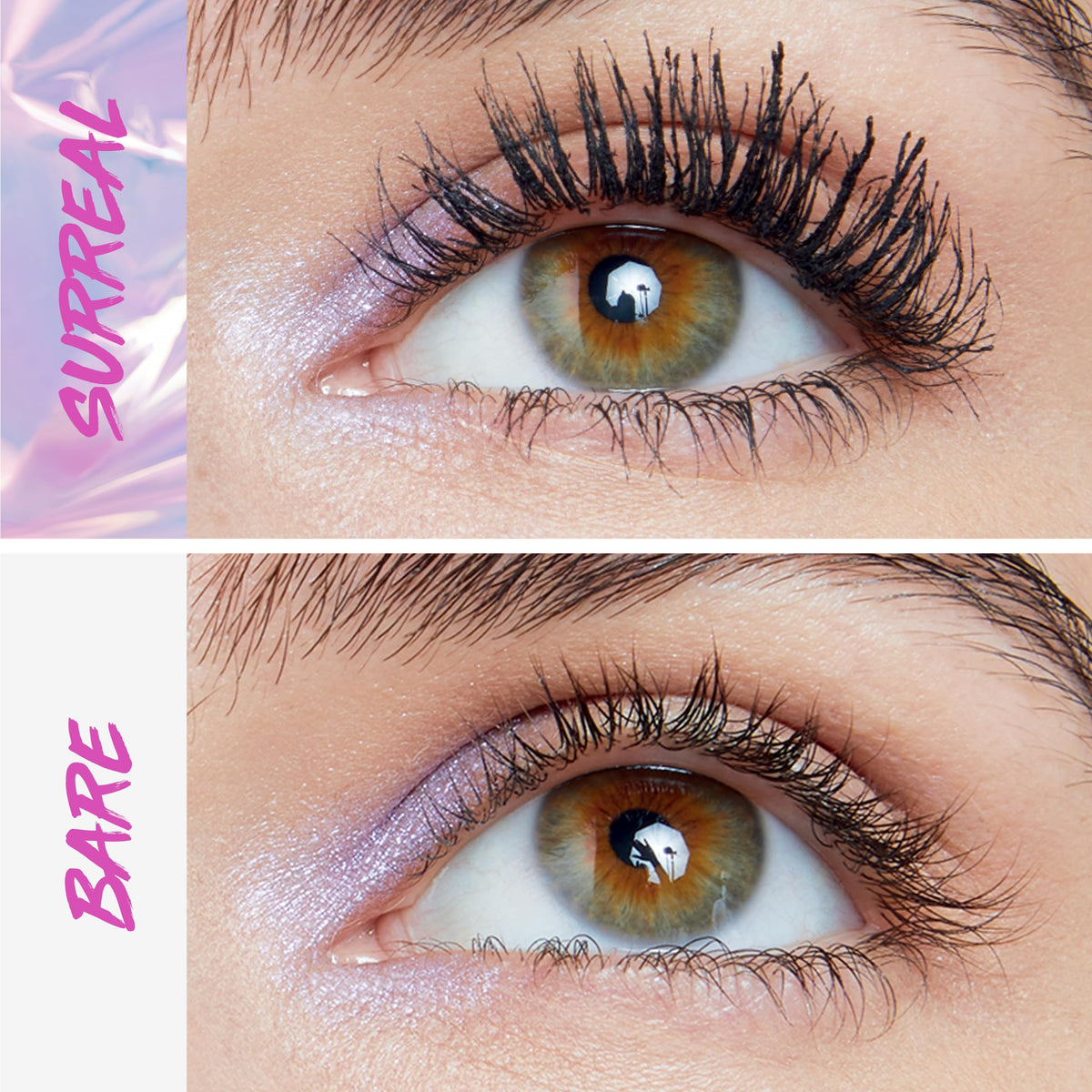 Maybelline close-up of helix brush highlighting fiber pickup for precise coating benefit