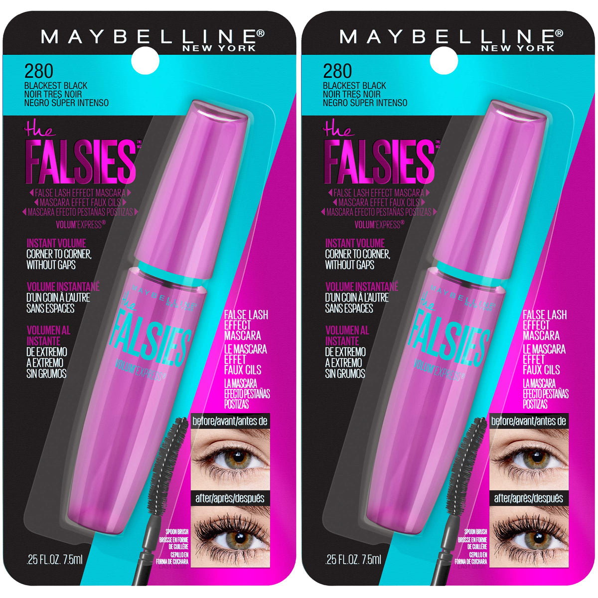 Maybelline flexible spoon wand close-up demonstrating precise application