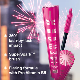 MAYBELLINE wand loaded with brownish black formula for smooth, buildable application