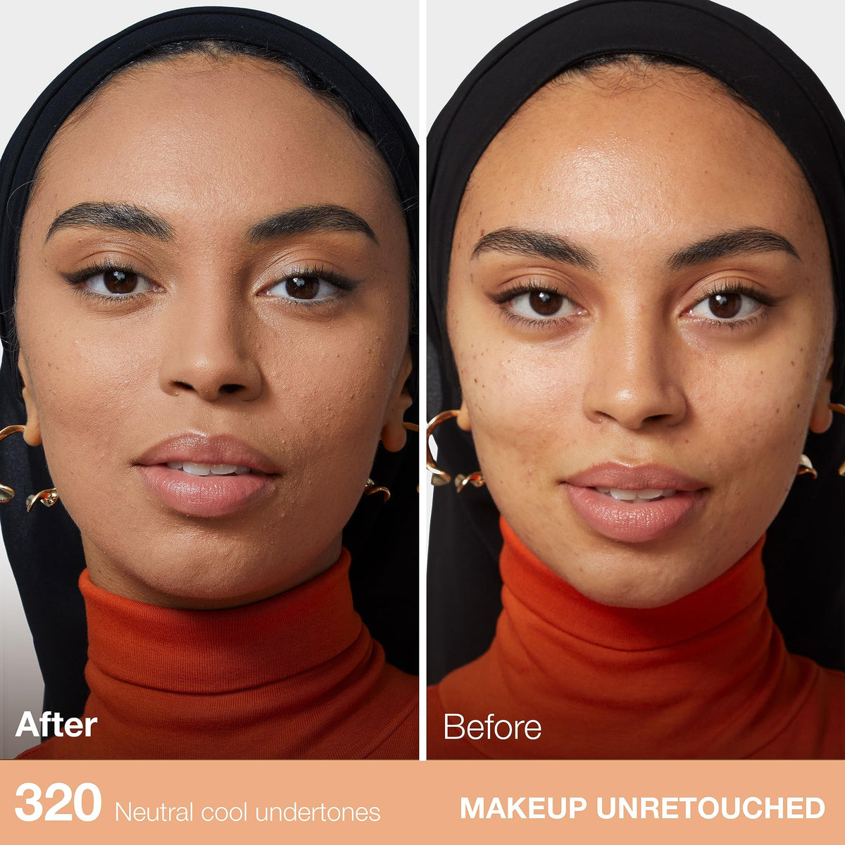 Maybelline foundation being blended with fingertips for natural seamless finish