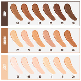 Maybelline Fit Me applied under eye showing brightening and smoothing effect