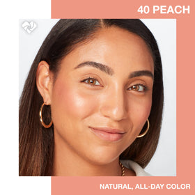 MAYBELLINE close-up texture of finely milled blush for smooth blendability