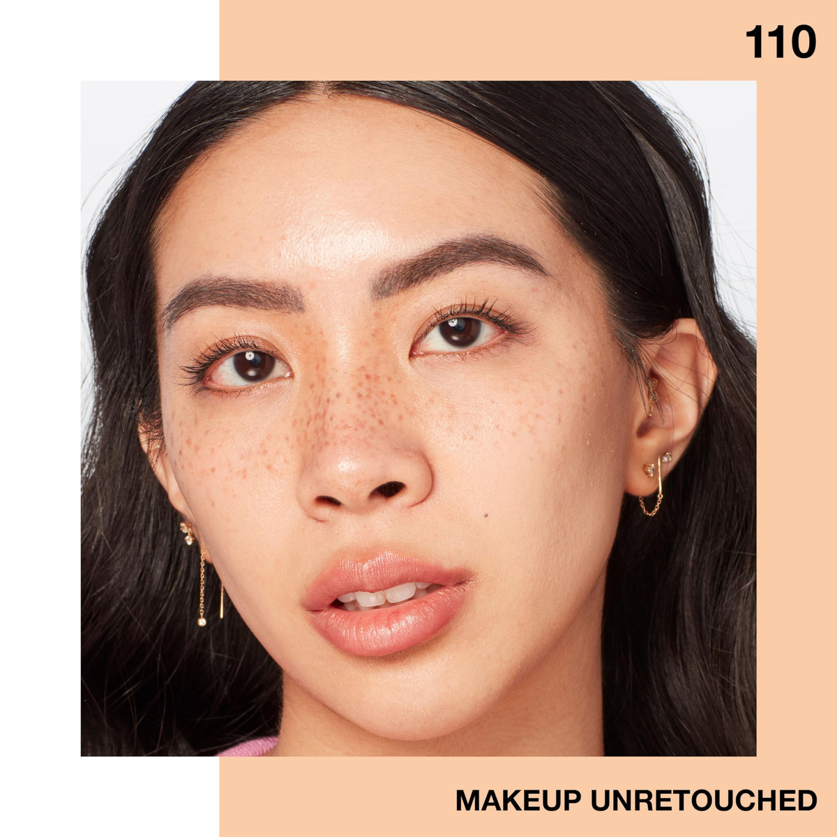 MAYBELLINE bottle on vanity suggesting everyday use and luminous glow