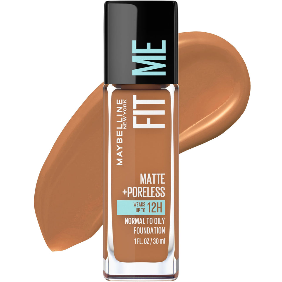 Maybelline bottle front view showing product and shade Coconut for natural matte finish