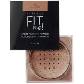 MAYBELLINE powder on a vanity in lifestyle setting illustrating daily routine and natural finish
