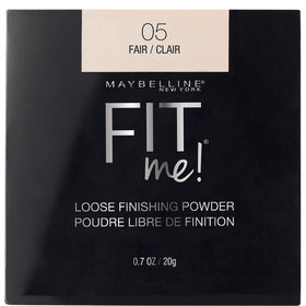 Maybelline Fit Me loose powder front packaging showing label and shade for easy selection