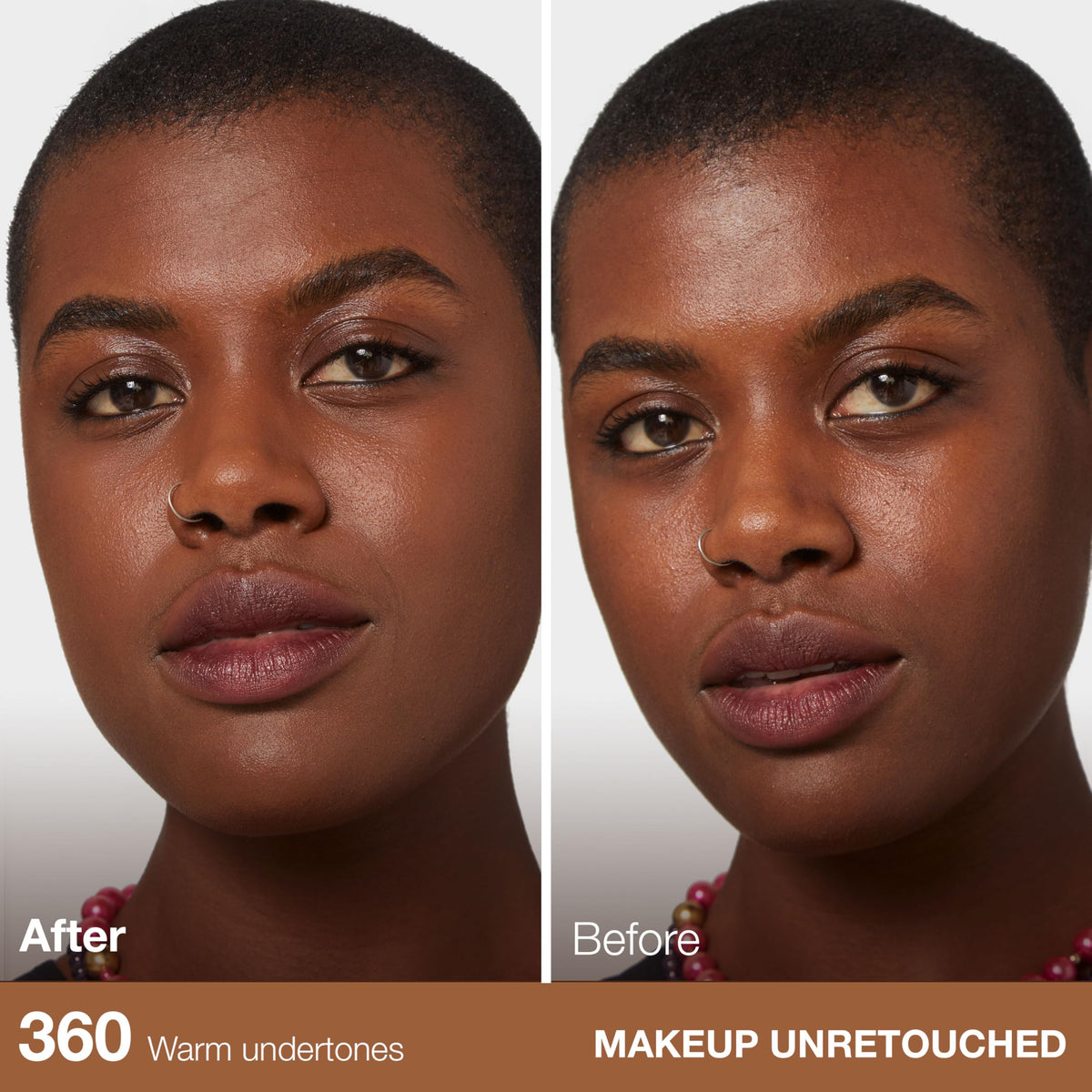 MAYBELLINE Fit Me foundation texture swirl close-up showing smooth blendability benefit