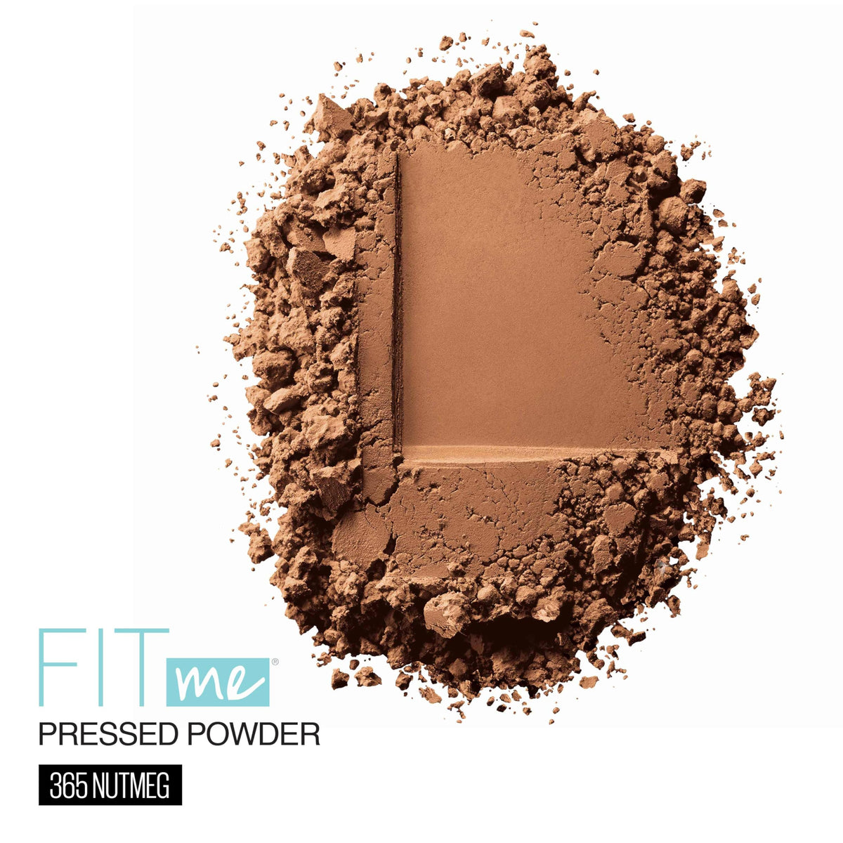 Maybelline open powder pan close-up highlighting smooth pressed texture and blendability
