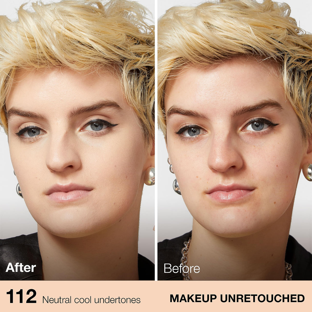 Maybelline swatch on arm illustrating Natural Ivory color match benefit