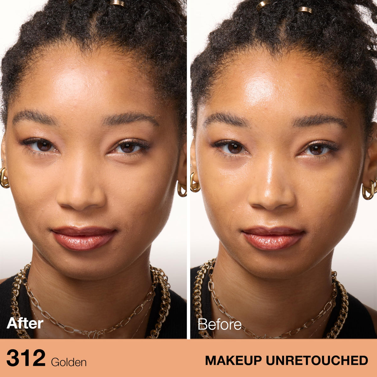 Maybelline Fit Me powder pan close-up showing smooth pressed texture for pore-blurring finish