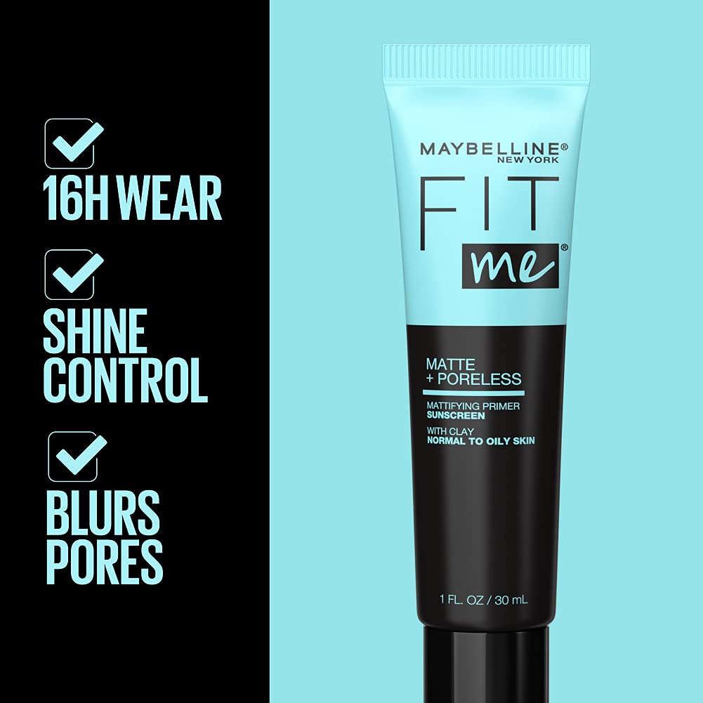 Maybelline primer dispensing pump demonstrating easy, controlled application