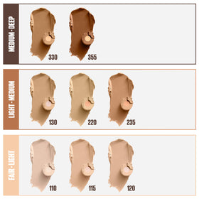 MAYBELLINE applying stick to face for on-the-go touch-up and oil control